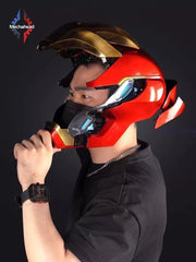 Autoking Iron Man MK50 Friday Helmet 1:1 Wearable Voice Control LED Mask STOCK 07FC0E-D4 - KOEEK