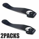 EDC2pcs Titanium Deep Carry Pocket Clip For Spyderco Para 2, 3 Endura 4 and More 07FC0E-D4 - KOEEK