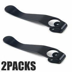EDC2pcs Titanium Deep Carry Pocket Clip For Spyderco Para 2, 3 Endura 4 and More 07FC0E-D4 - KOEEK