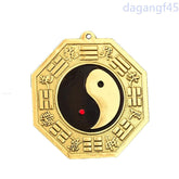 16cm Brass Tai Chi Bagua Mirror Heaven Earth Tai Chi Symbol Household 07FC0E-D4 - KOEEK