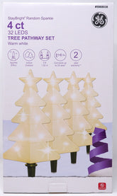GE 5968038 4CT WARM WHITE STAYBRIGHT RANDOM SPARKLE LED PATHWAY LIGHTS - ! GE - KOEEK