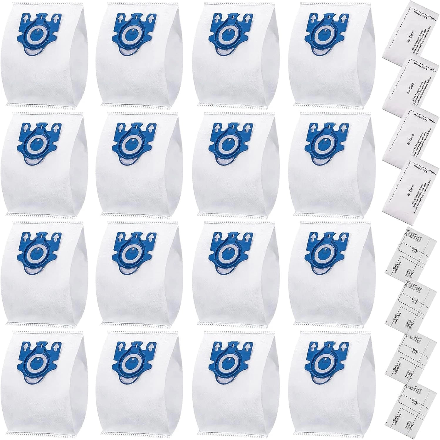 16 packs of 3D GN vacuum cleaner filter bags, vacuum cleaner 07FC0E-D4 - KOEEK