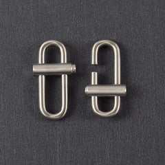 Metal Porable Automatic Lock Keychain Carabiner Key Chain Hanging Buckle Ring 07FC0E-D4 - KOEEK