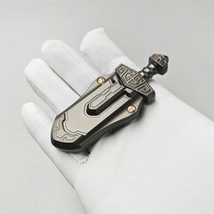 EDC Swords Mechanical Push Slider Metal Toys Decompression Fidget Toys Gift 07FC0E-D4 - KOEEK