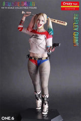 US NOW ! 1/6 Suicide Squad Harley Quinn Figure Scale Real Clothes PVC Statues 07FC0E-D4 - KOEEK