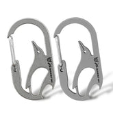 EDC Titanium Alloy Key chain Carabiner Portable Bottle Opener Backpack Buckle 07FC0E-D4 - KOEEK