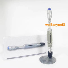 Replica Doctor Who Master 10th Metal Sonic Screwdriver Scalable LED Prop Gift 07FC0E-D4 - KOEEK