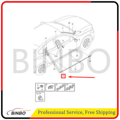 31365911 FIT FOR VOLVO S90 MK2 REAR RIGHT DOOR TRIM MOLDING 07FC0E-D4 - KOEEK