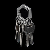 Titanium Alloy Key Chain Multi-Tools Carabiner Pendant EDC Outdoor Connectors 07FC0E-D4 - KOEEK