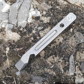 HotEDC Titanium Alloy Crowbar Deep Pocket Pry Bar Bottle Opener Open Box Cutter 07FC0E-D4 - KOEEK