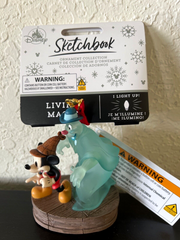 2024 Disney MICKEY MOUSE & GHOST Halloween Light-Up Ornament Lonesome Ghosts DISNEY - KOEEK