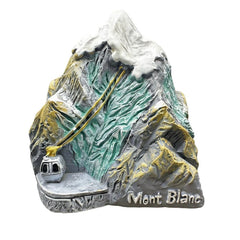 Hand Drawn Mont Blanc Alps Fridge Magnet Decorative Souvenir for France 07FC0E-D4 - KOEEK