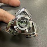 Modern Silver EDC Hand Spinner Zinc Alloy Fingertip Rotating Toy Fidget Spinner 07FC0E-D4 - KOEEK