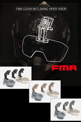 Tactical Helmet Batlskin Visor With Arm Lens Anti-fog Goggles For FAST/MICH/AF 07FC0E-D4 - KOEEK