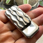 3D Wavy Line EDC Fidget Slider Titanium Alloy Mechanical Push Haptic Slider Gift 07FC0E-D4 - KOEEK