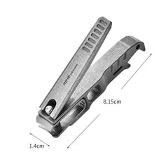 EDC Titanium Alloy Portable Multi Tools Nail Clippers Opener Hang Buckle File 07FC0E-D4 - KOEEK