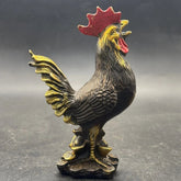 Bronze Rooster Money Ingot Rooster Home Zodiac Ornament 07FC0E-D4 - KOEEK