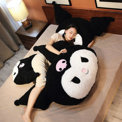 Kuromi Plush Toys Huge Stuffed Doll Kawaii Pillow Backrest Girl Bedroom Cushion 07FC0E-D4 - KOEEK