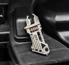 Hot EDC Titanium Alloy Mini Adjustable Spanner Wrench Portable Repair Tools 07FC0E-D4 - KOEEK