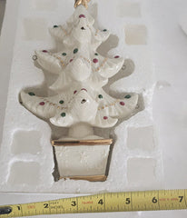 Lenox "The Lenox Christmas Tree Ornament Tree " with 8 Ornaments & Box LENOX - KOEEK