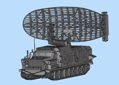 3d Printed 1/72 P-40 long-track S-band Search Radar Vehicle Unpainted Kit 07FC0E-D4 - KOEEK