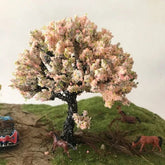 18cm Model Wire Tree Pink Cherry Blossom Tree Diorama Scene Landscape 07FC0E-D4 - KOEEK