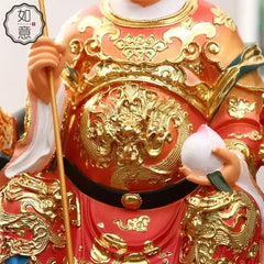 Resin Fiberglass Buddha Jade Emperor and Queen Mother Household Buddha Statue 07FC0E-D4 - KOEEK