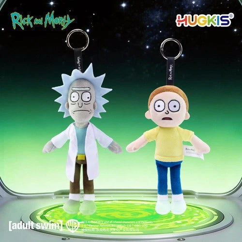 ! HUGKIS Rick and Morty Long Legs Plush Keychain Cartoon Bag Charm Doll Gift 07FC0E-D4 - KOEEK