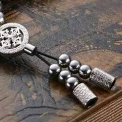 EDC Kung Fu Tactical Bracelet Stainless Steel Martial Arts wrist Whip Chain 07FC0E-D4 - KOEEK