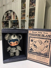 Authentic POP MART Hirono Freedom Island Plush Doll Pendant Toy 18cm Gift 07FC0E-D4 - KOEEK