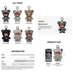 Authentic Hirono Road Journal Series Blind Box Plush Doll Gift Toys Hot 07FC0E-D4 - KOEEK