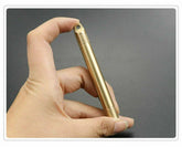 Brass Case Titanium Toothpick set Keychain Waterproof Box Cigarette Container 07FC0E-D4 - KOEEK