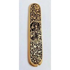 1 Pair Custom Made Pure Brass Handle Grip for 91 mm Victorinox Swiss Army 07FC0E-D4 - KOEEK