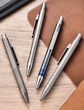 Titanium Alloy Pocket Signature Office Ball Pen Portable Outdoor Record EDC Pen 07FC0E-D4 - KOEEK