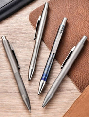Titanium Alloy Pocket Signature Office Ball Pen Portable Outdoor Record EDC Pen 07FC0E-D4 - KOEEK