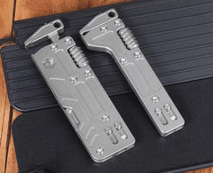 EDC Titanium Alloy Multi Tools Adjustable Wrench Pocket Outdoor Camping Keychain 07FC0E-D4 - KOEEK