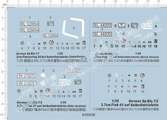 1/35 German Sd.Kfz.7 flak 37 38 41 auf Selbstfahrlafette Model Kit Metal Decal 07FC0E-D4 - KOEEK