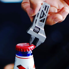 EDC Titanium Alloy Mini Adjustable Spanner Wrench Handle Rrepair Multi-Tools 07FC0E-D4 - KOEEK