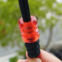 Resin Knife Lanyard Bead Necklace Paracord Pendant Bracelet Bead Charm DIY EDC 07FC0E-D4 - KOEEK