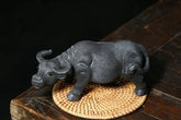 3" Chinese Yixing Zisha Tea Pet Handmade Boutique Ox Statue Home Decoration 07FC0E-D4 - KOEEK