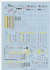 1/32 Israeli Air Force IAF F-15I Ra'am Eagle Fighter Markings Water Slide Decal 07FC0E-D4 - KOEEK