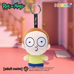 HUGKIS Official Rick and Morty Plush Keychain Bag Charm Morty Doll Cute Gift Toy 07FC0E-D4 - KOEEK