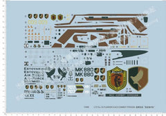 1/72 Su-33 Flanker D Fighter Water Slide Decal Detail Military Aircraft Markings 07FC0E-D4 - KOEEK