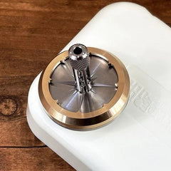 Titanium Brass Spinning Top Desktop Spinner Gyro Fidget Toy Stress Relief EDC 07FC0E-D4 - KOEEK