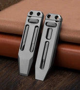 EDC Titanium Mini Multi Tools Adjustable Wrench Pocket Pry Crowbar with Bits 07FC0E-D4 - KOEEK