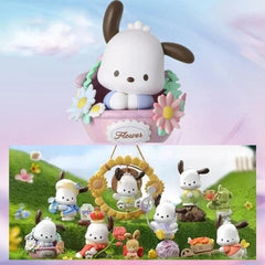 MINISO Sanrio Pochacco Flower & Childhood Series Confirmed Blind Box Figure Toys MINISO - KOEEK