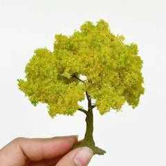 23cm Wire Artificial Ginkgo Tree Miniature Model DIY Craft Decoration 07FC0E-D4 - KOEEK