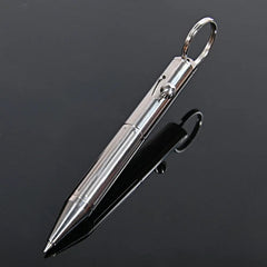 EDC Portable Mini Titanium Alloy Ballpoint Emergency Write Keychain Signing Pen 07FC0E-D4 - KOEEK