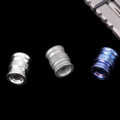 EDC Titanium Alloy Knife Lanyard Bead Paracord Pendant Bracelet Making DIY Beads 07FC0E-D4 - KOEEK