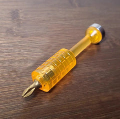 EDC Mini Screwdriver Portable Gadget Cross Bit Riding Equipment Gear Pocket Tool 07FC0E-D4 - KOEEK